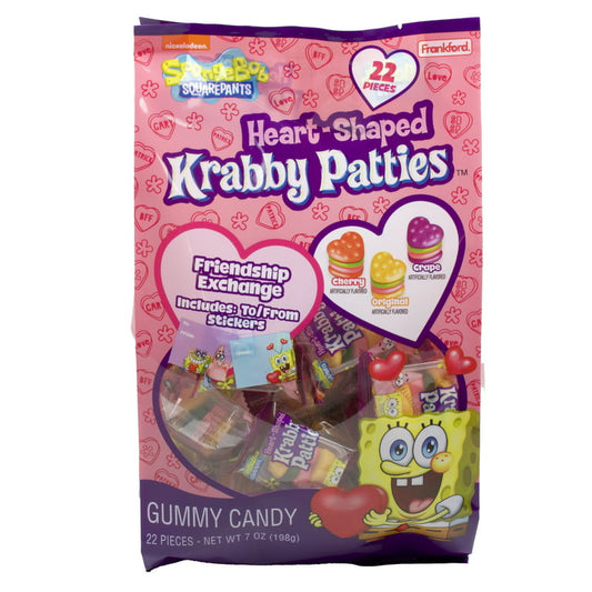 Bolsa Krabby Patty con gomitas de corazón