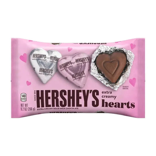 Hershey's Milk Chocolate Hearts Valentine's Day Candy, Bag 9.2 oz Fur Friends Finds