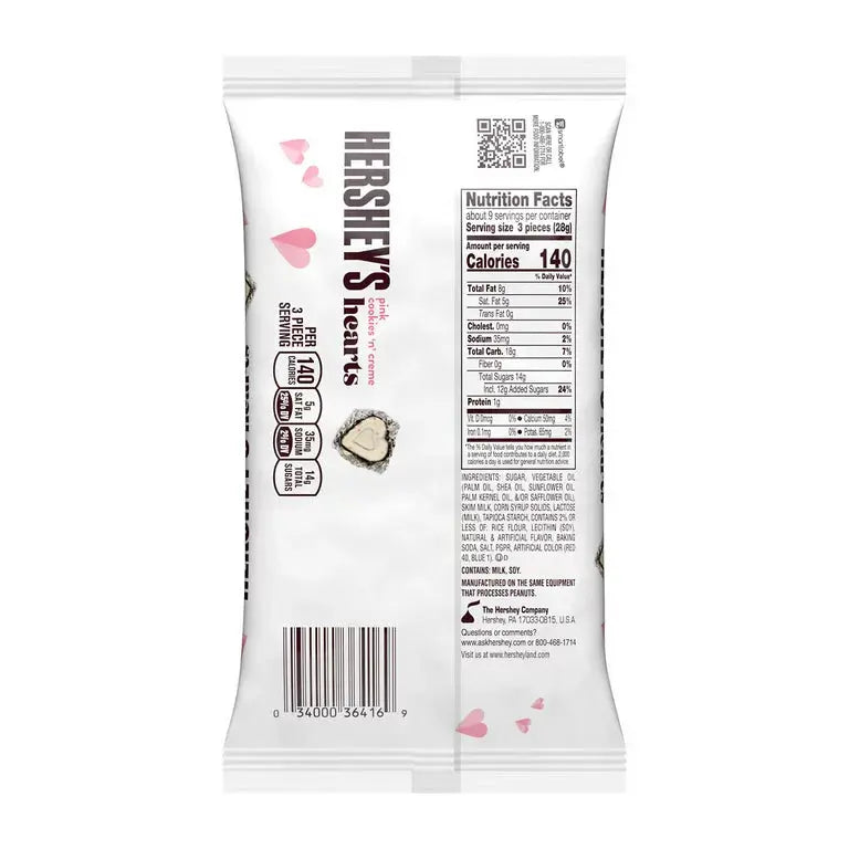 Hershey's Pink Cookies 'n' Creme Hearts Valentine's Day Fur Friends Finds