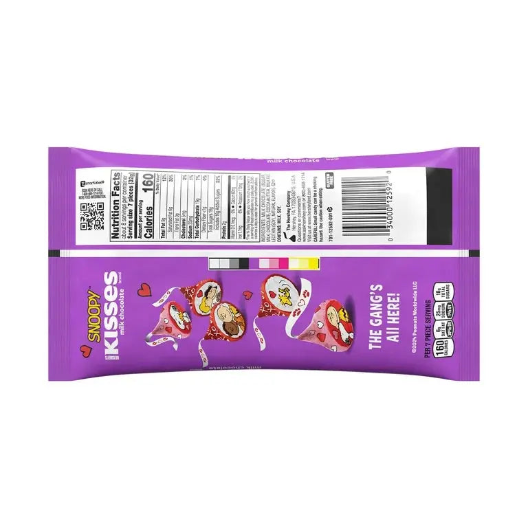 Hershey's Kisses Snoopy & Friends chocolates con leche San Valentín 269gr Fur Friends Finds