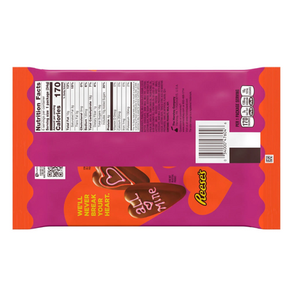 Reese's Milk Chocolate Peanut Butter Hearts Valentine's 6 paquetes
