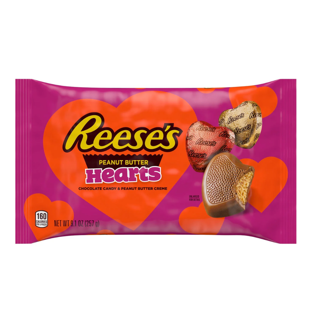 Reese's Chocolate Peanut Butter Creme Hearts Valentine's