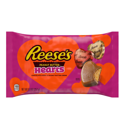 Reese's Chocolate Peanut Butter Creme Hearts Valentine's
