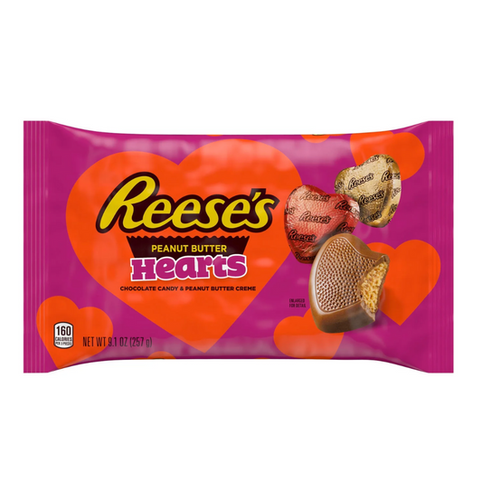 Reese's Chocolate Peanut Butter Creme Hearts Valentine's