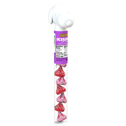 Hershey's Kisses Snoopy & Friends chocolates con leche San Valentín.Bastón