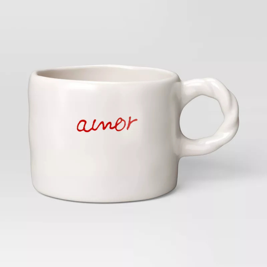 Taza "Amor" con al interior