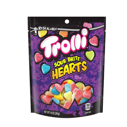 Trolli Sour Brite Hearts, 10 oz. Bag, Valentine's Day