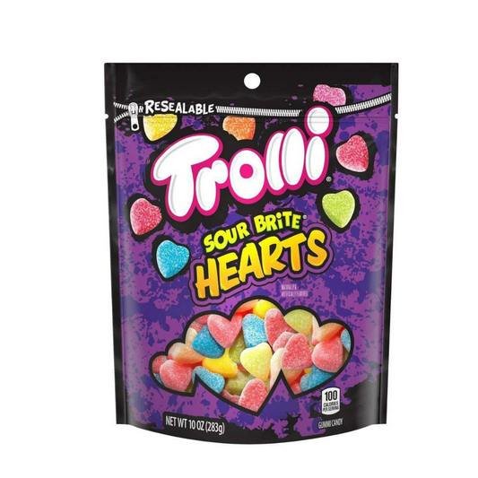 Trolli Sour Brite Hearts, 10 oz. Bag, Valentine's Day