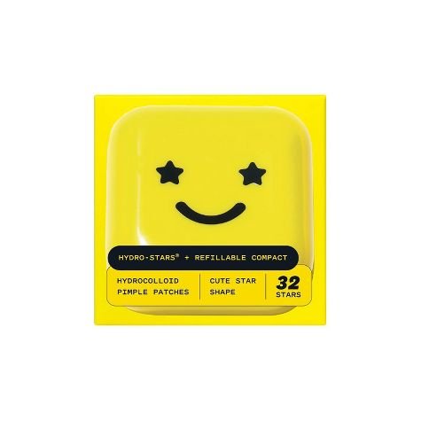 Hydro Stars Starter Pack - Starface / Parches para granitos 32ct + Case con espejo - Fur Friends Finds