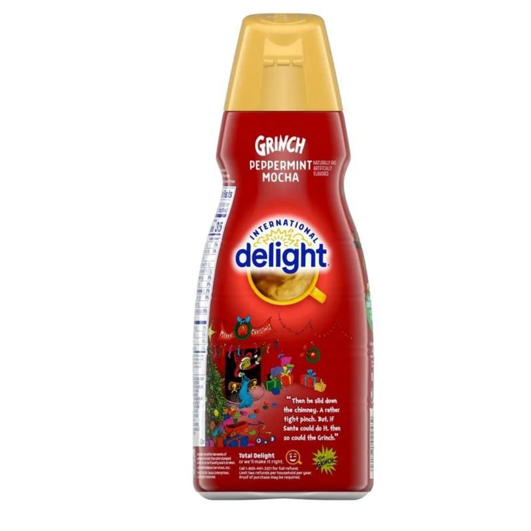 International Delight Grinch Peppermint Mocha Coffee Creamer, 32 oz. Fur Friends Finds